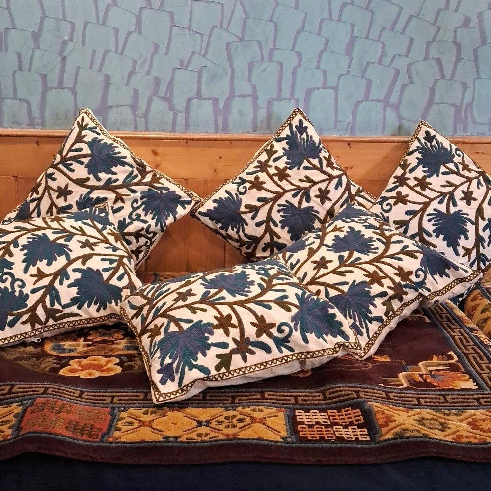 Crewel Cushion Cover