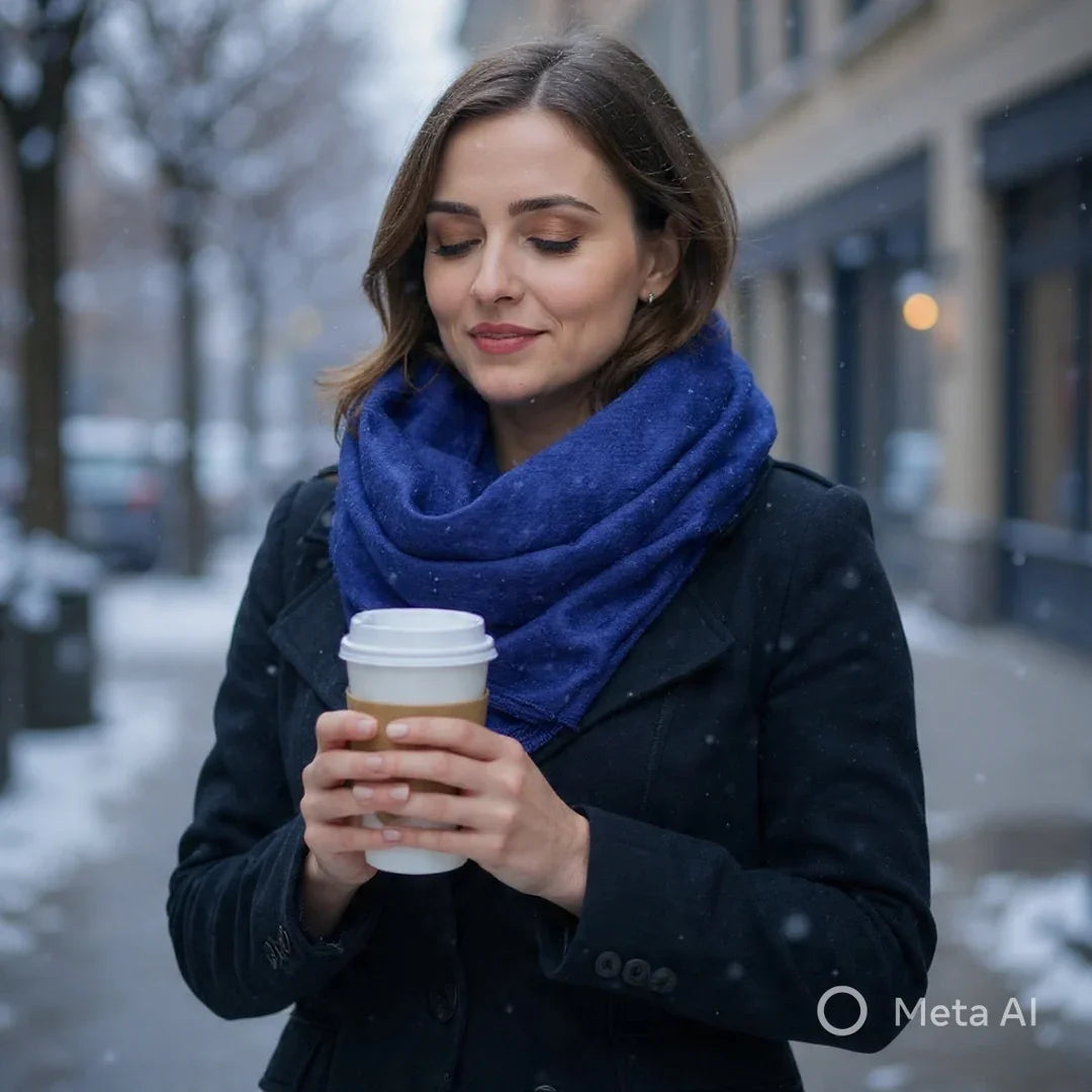 Plain Sami Pashmina | Fine Wool | Muffler