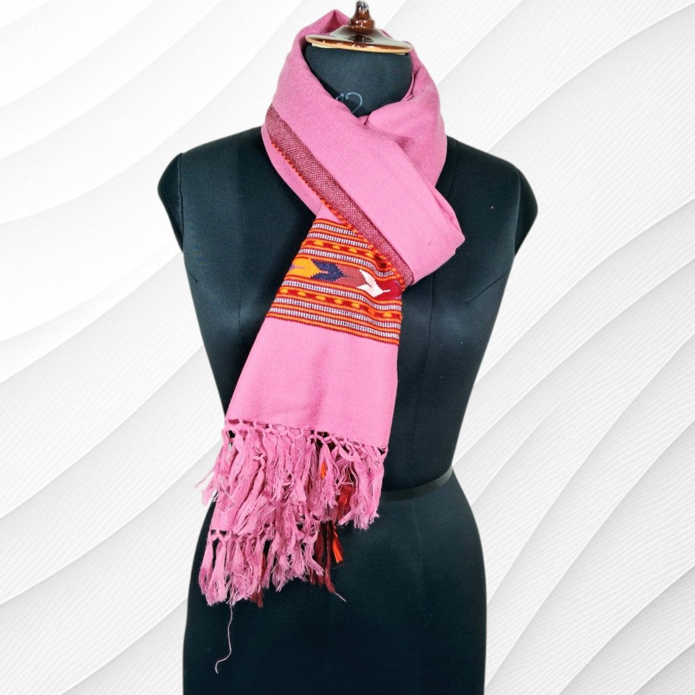 Yak Wool Stoles | Pink Colour | Handwoven