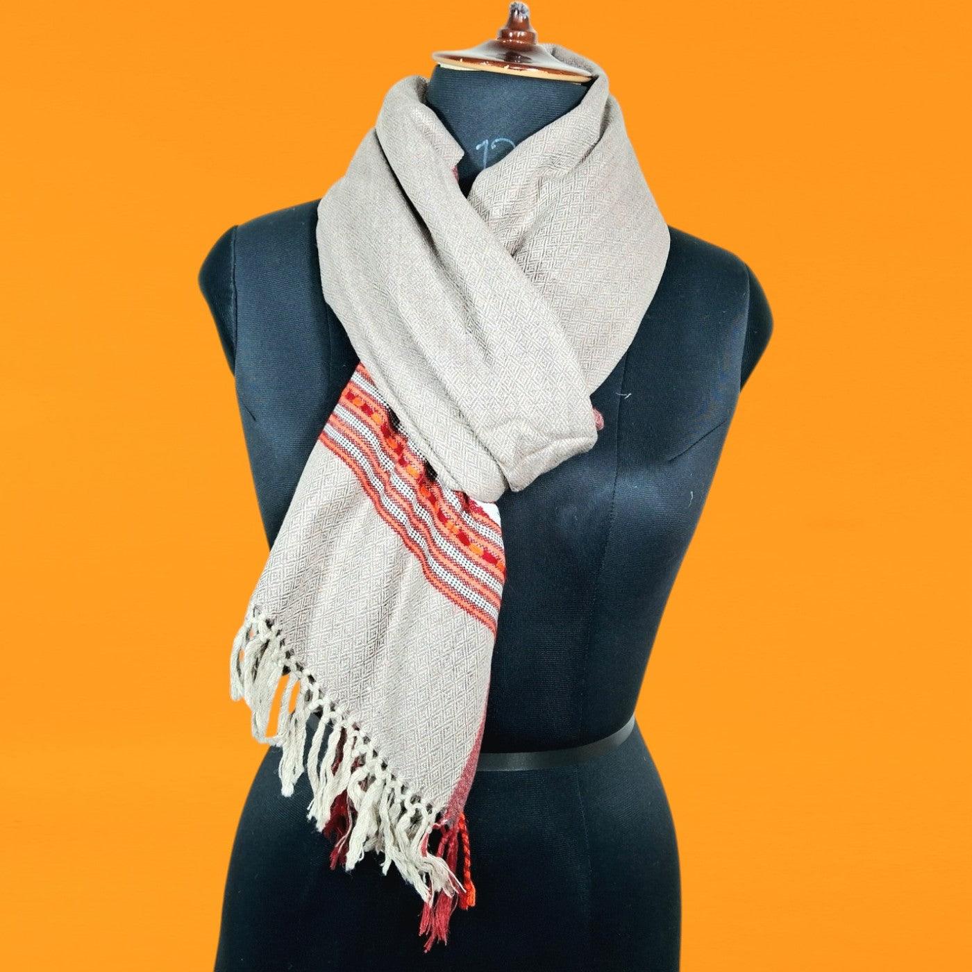 Yak Wool Stoles | Grey Colour | Handwoven