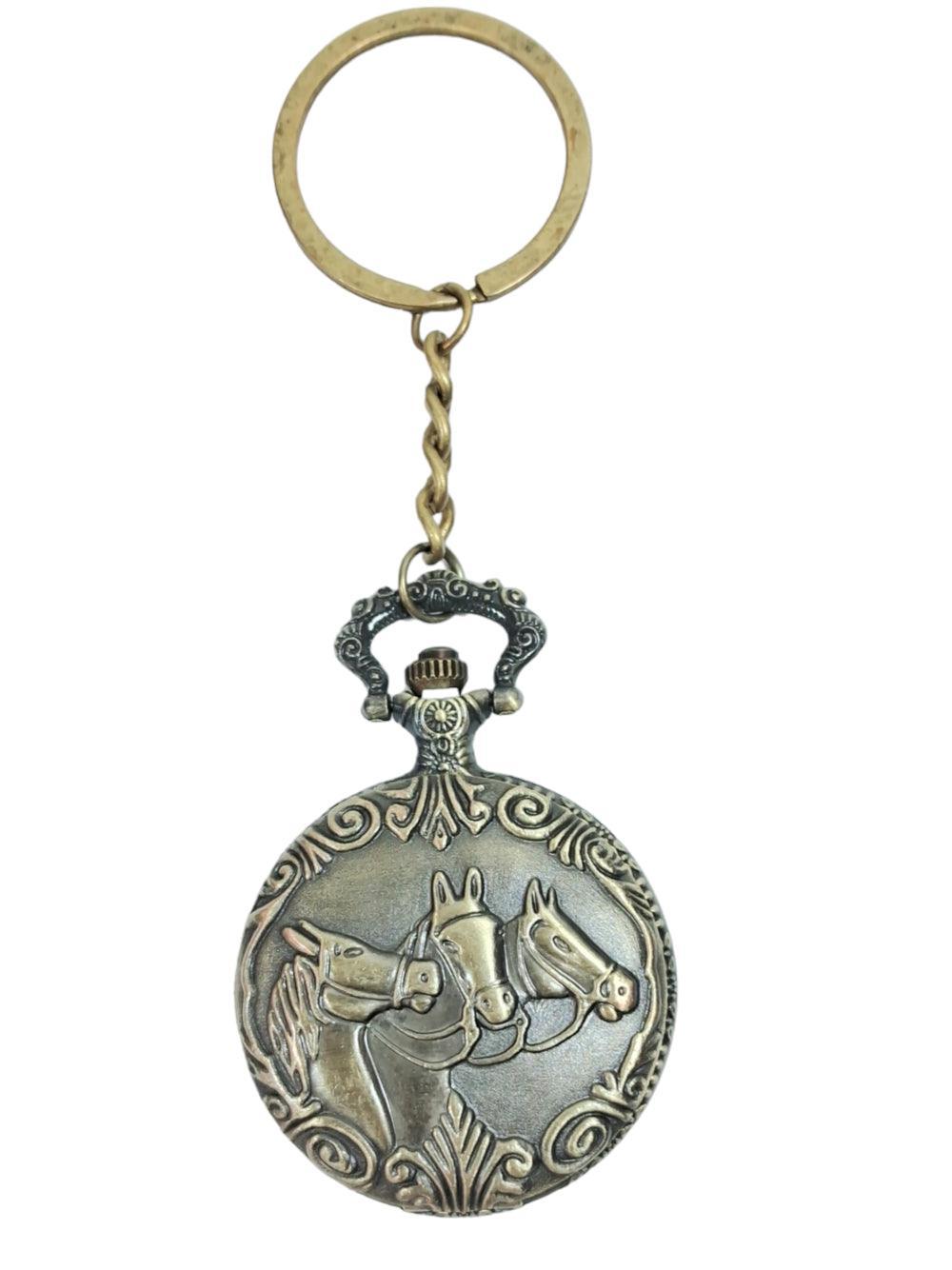 Antique Watch | Metal Keychain | Pocket Watch - ZANSKAR ARTS