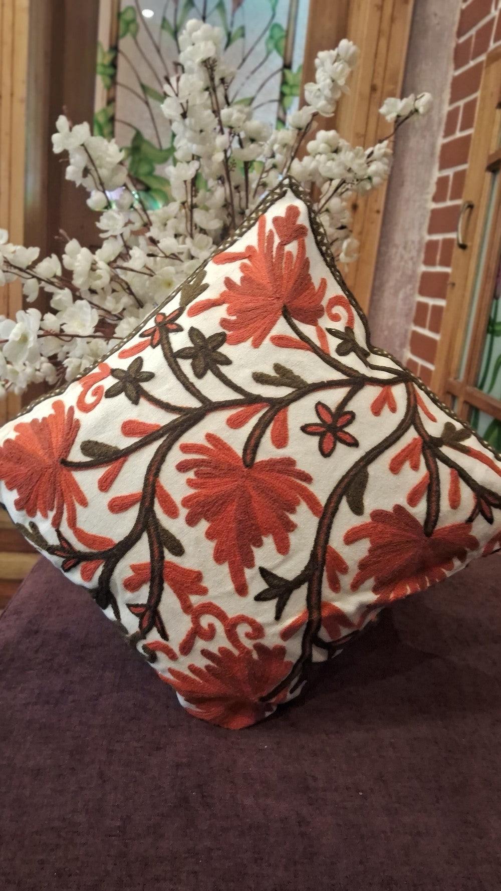 Crewel Cushion Cover | 6 Piece Set | Handmade
