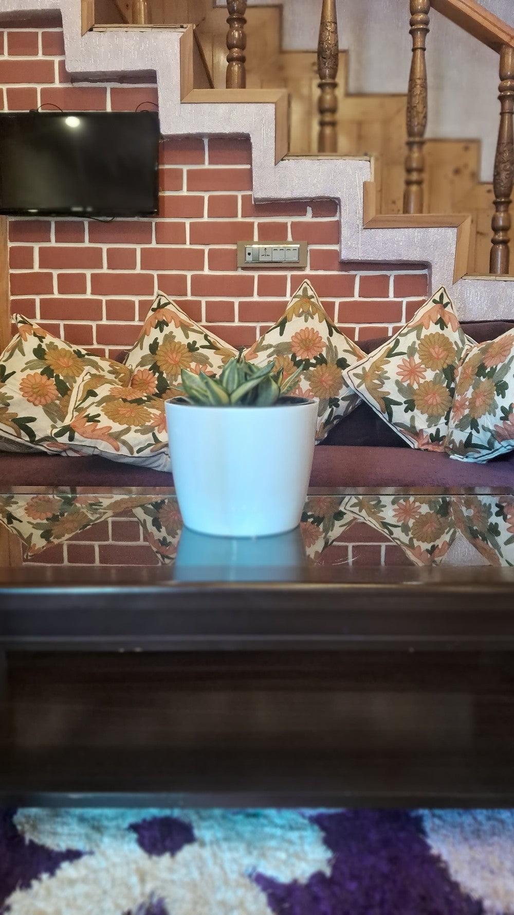 Crewel Cushion Cover | 6 Piece Set | Handmade