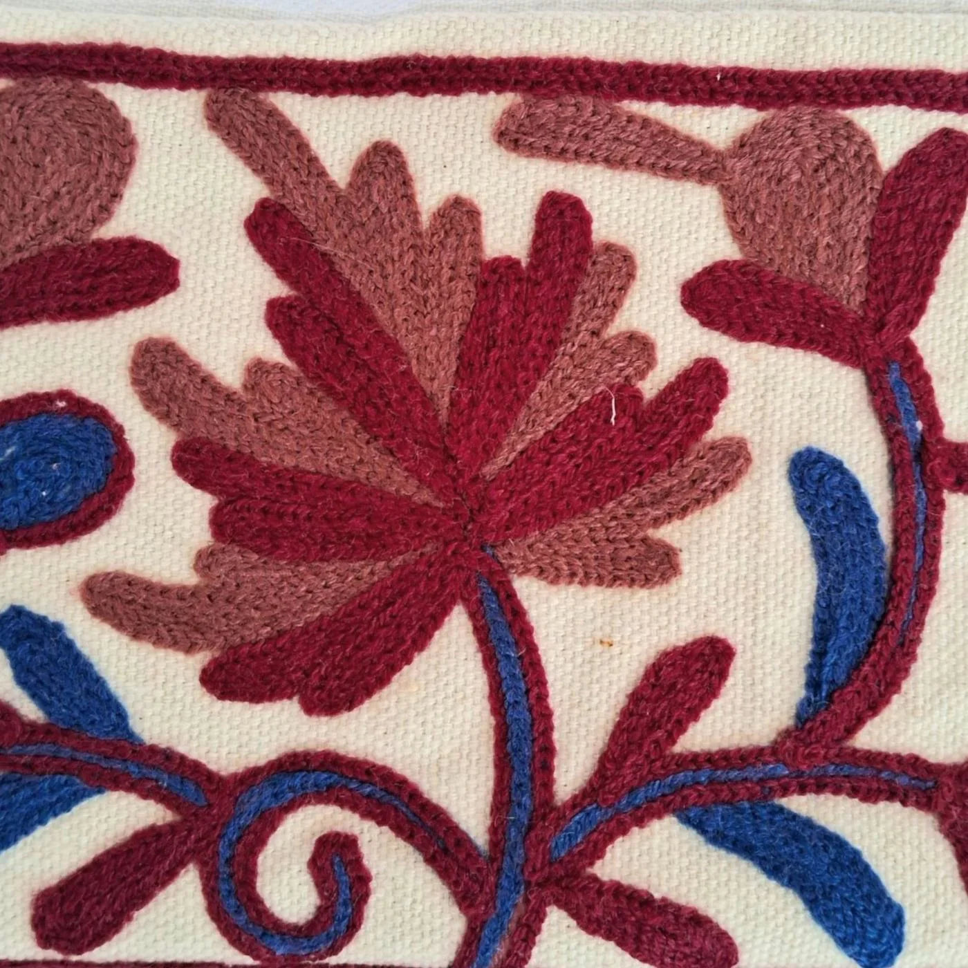 Hand Pouch | Crewel clutch | Kashmiri Crewel Embrodery