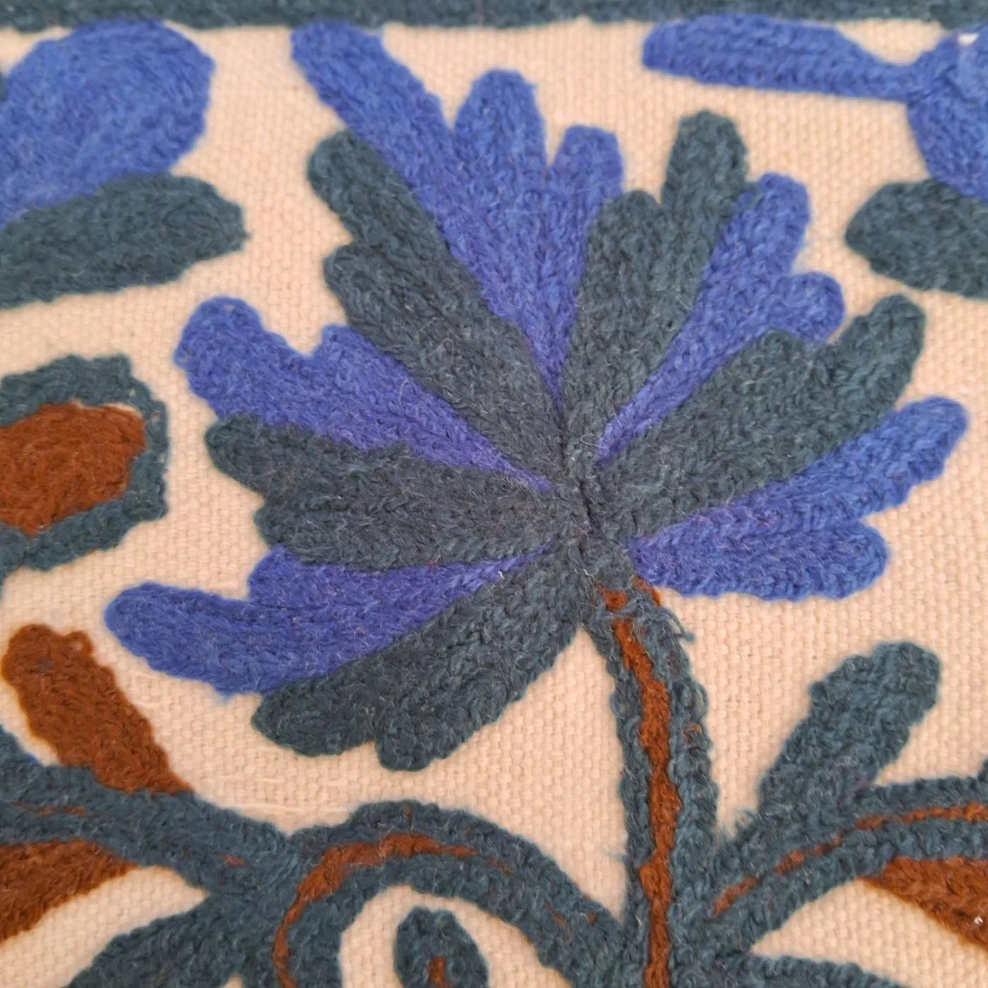 Hand Pouch | Crewel clutch |Kashmiri Crewel Embrodery