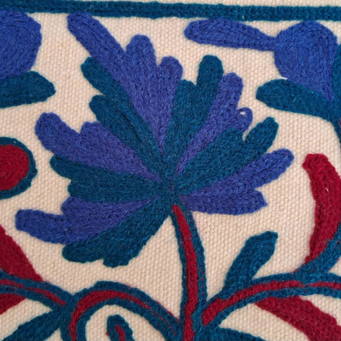 Hand Pouch | Crewel clutch | Kashmiri Crewel Embrodery