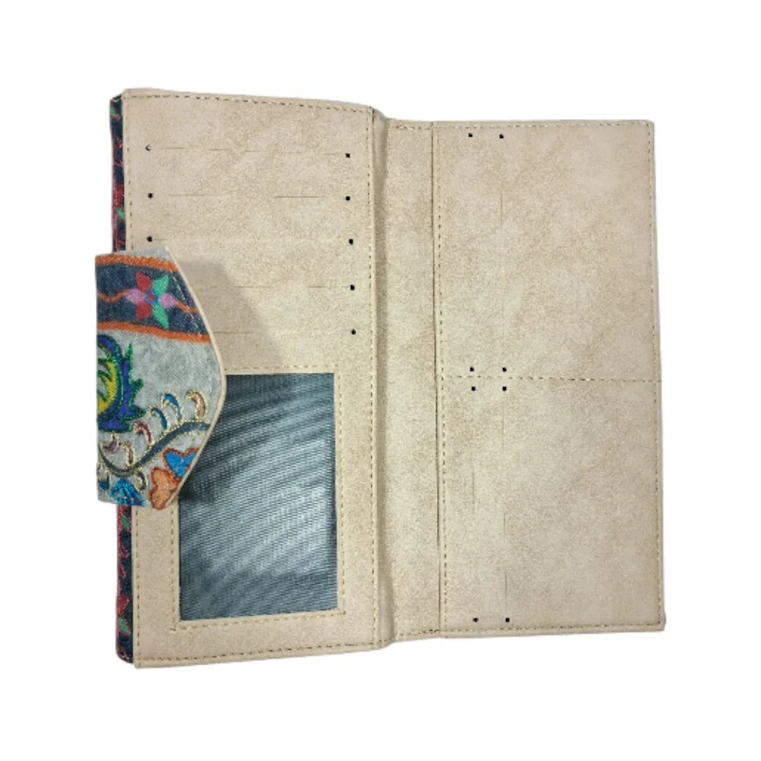 Embroidered Clutch | Floral Embrodery Clutch | Double Side Clutch