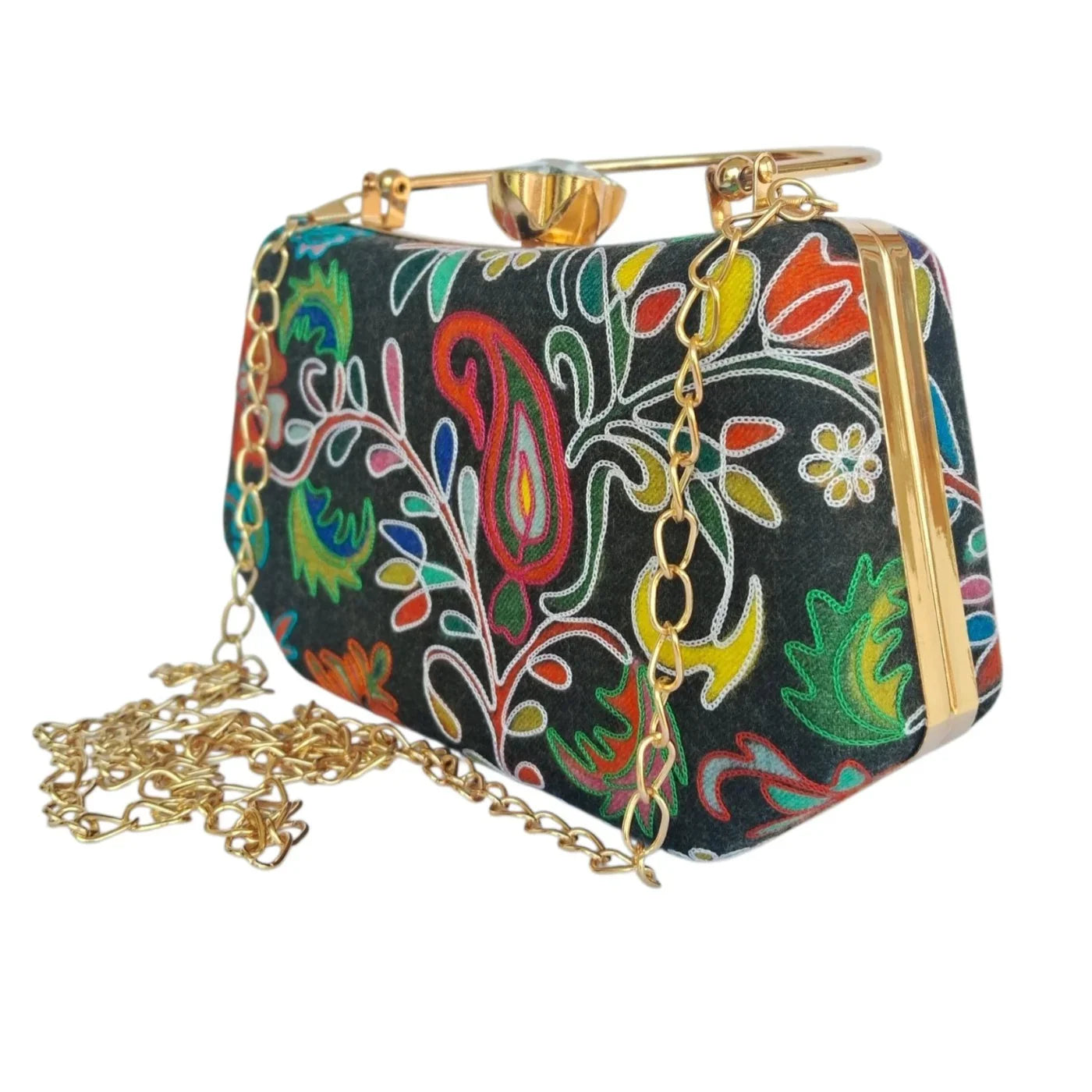 Embroidered Clutch | Clutch For Women | Party Bridal Clutch