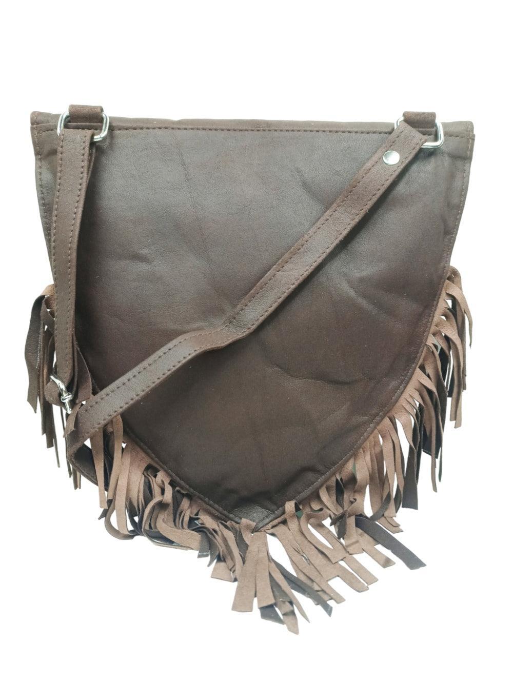 Suede Leather Heart Bag | Embroidery Heart Bag | Sling Bag For Girls - ZANSKAR ARTS