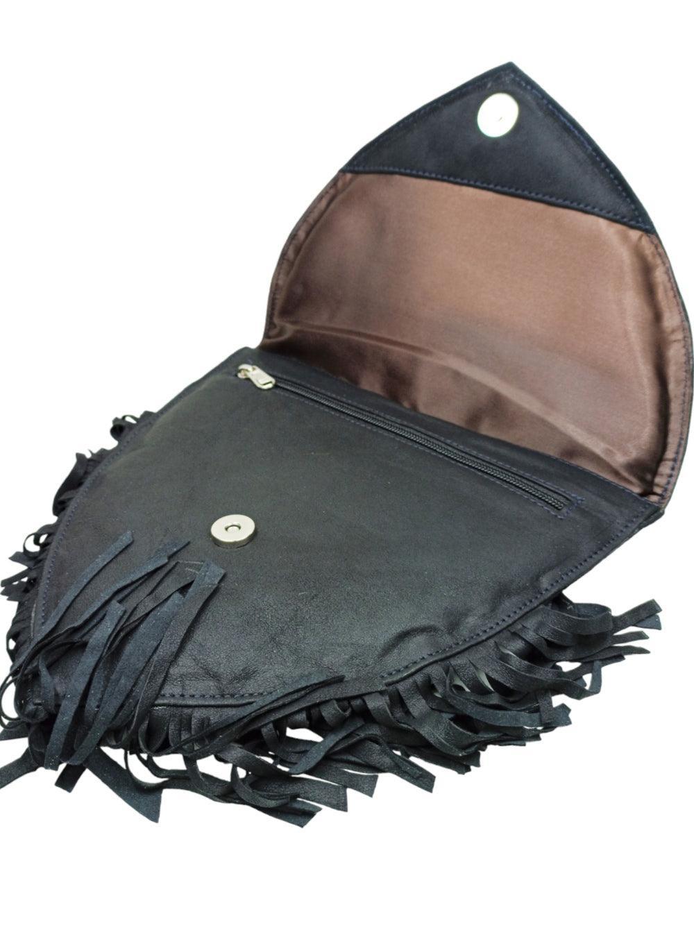 Suede Leather Heart Bag | Embroidery Heart Bag | Sling Bag For Girls - ZANSKAR ARTS