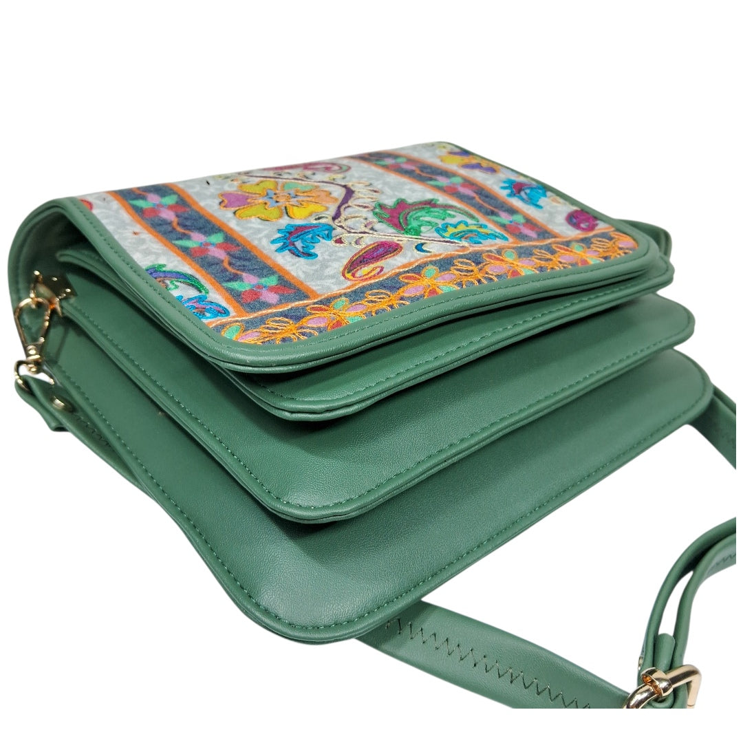 Women Embroidery Handbag | Sling Bag | Kashmiri Ari Work Bag