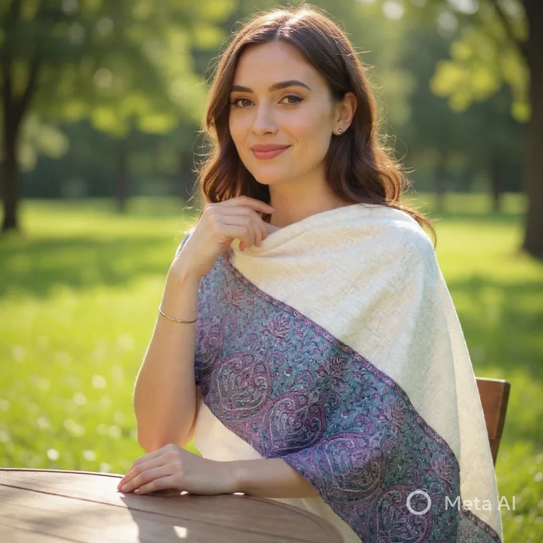 Pashmina Shawl | Self Designed Shawl | Kani Palla Shawl