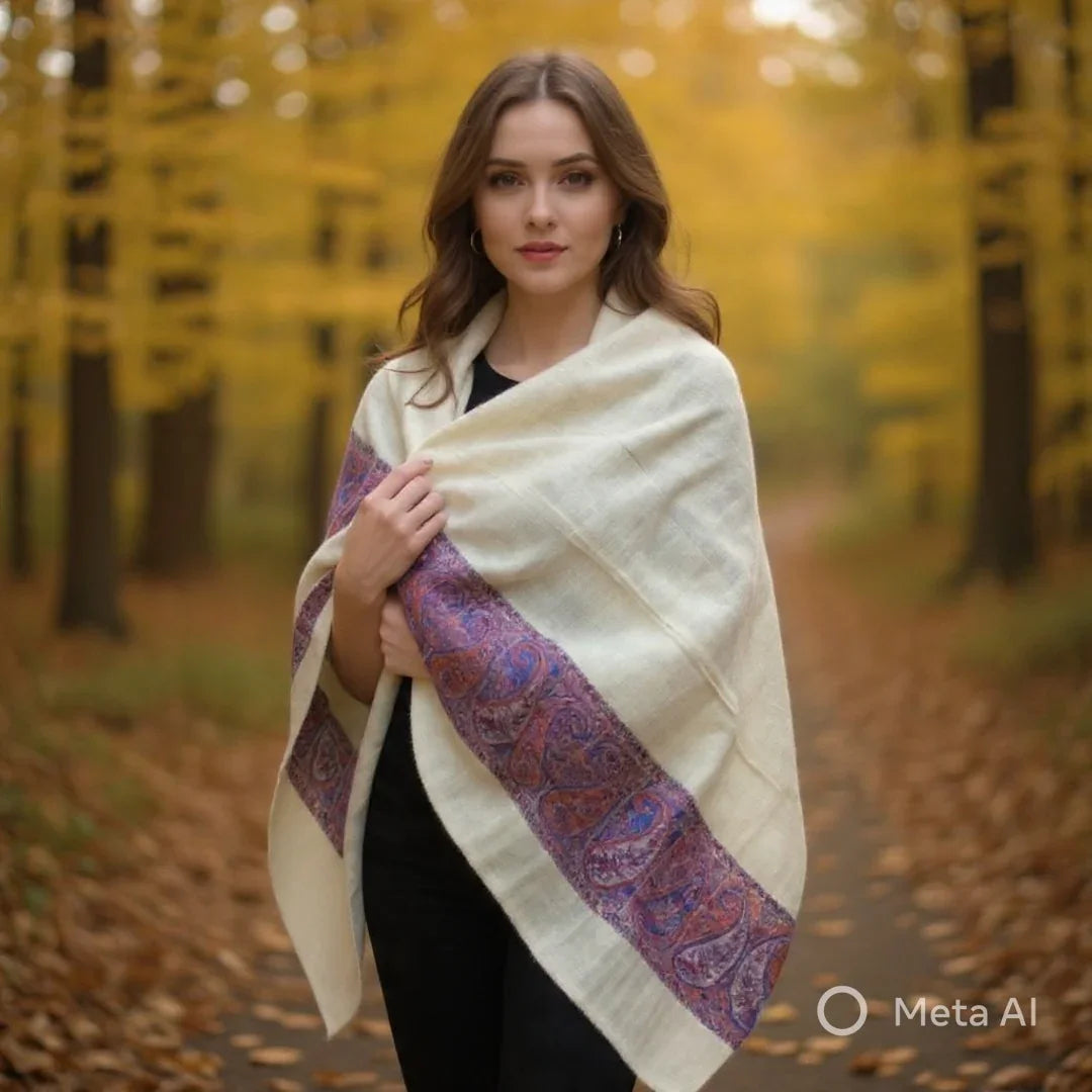 Pashmina Shawl | Self Designed Shawl | Kani Palla Shawl