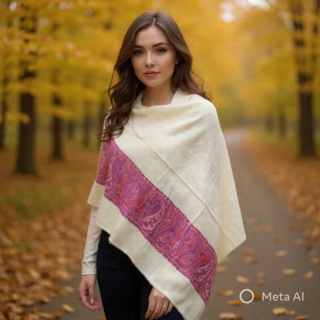 Pashmina Shawl | Self Designed Shawl | Kani Palla Shawl