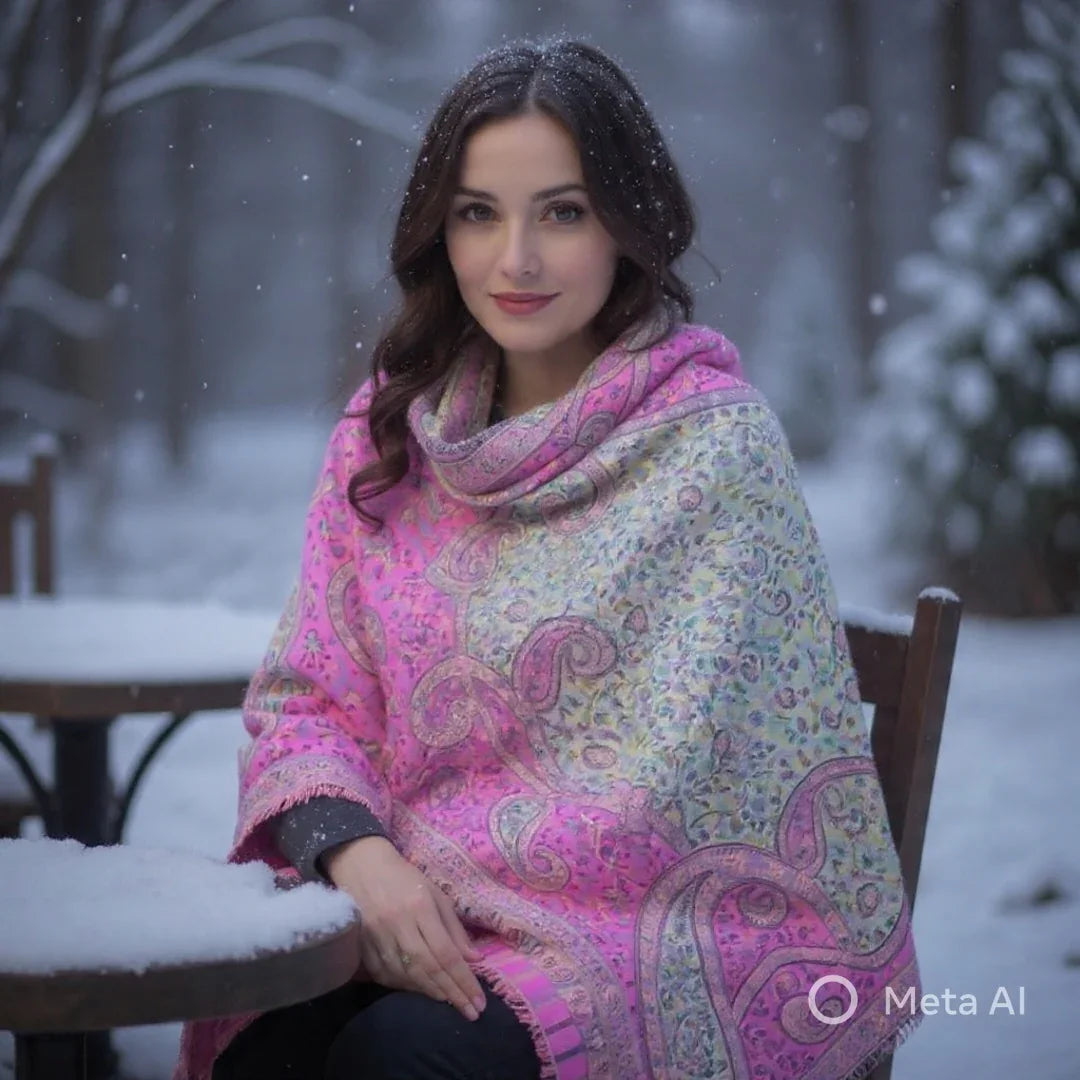 Kani Wool Shawl | Woolen Shawl | Multicolor