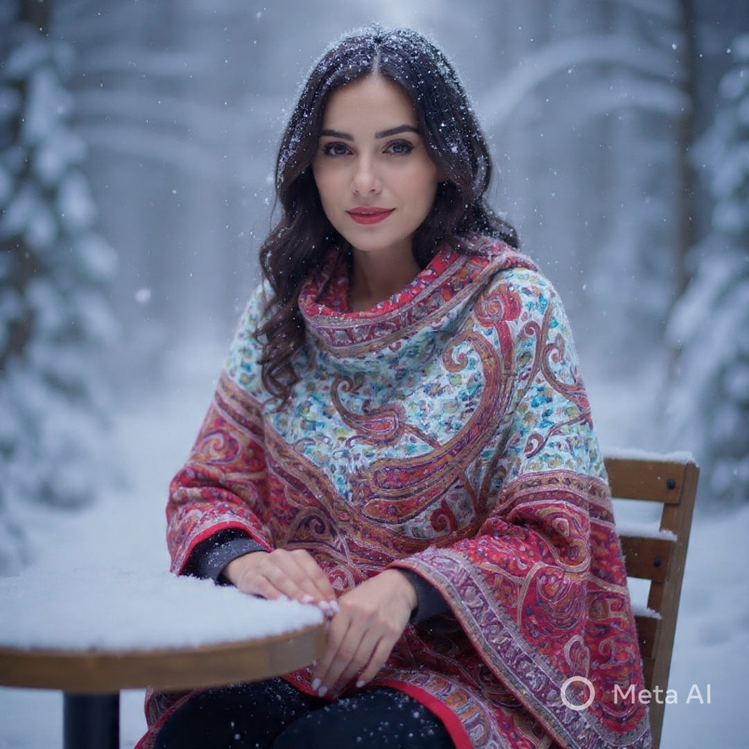 Kani Wool Shawl | Woolen Shawl | Multicolor