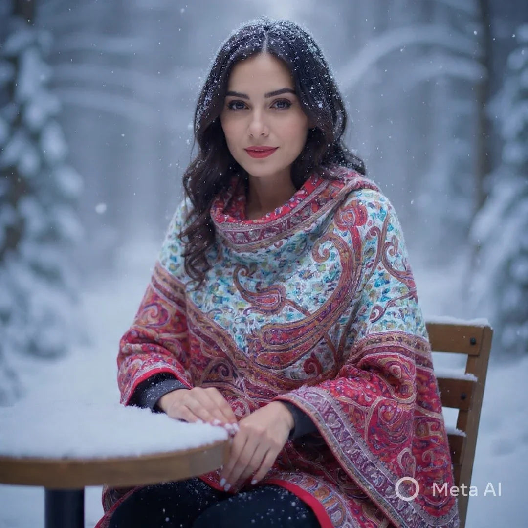 Kani Wool Shawl | Woolen Shawl | Multicolor