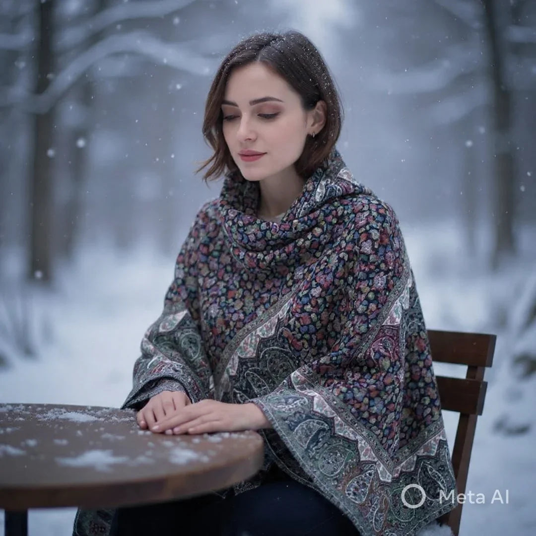 Kani Wool Shawl | Woolen Shawl | Multicolor