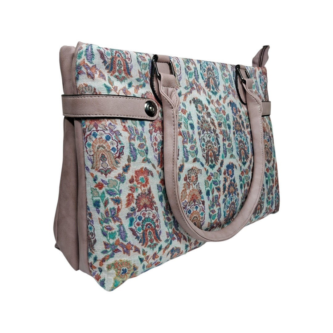 Kani Shoulder Bag | Handmade Kani Embroidered Bag | Hand Bag Kani