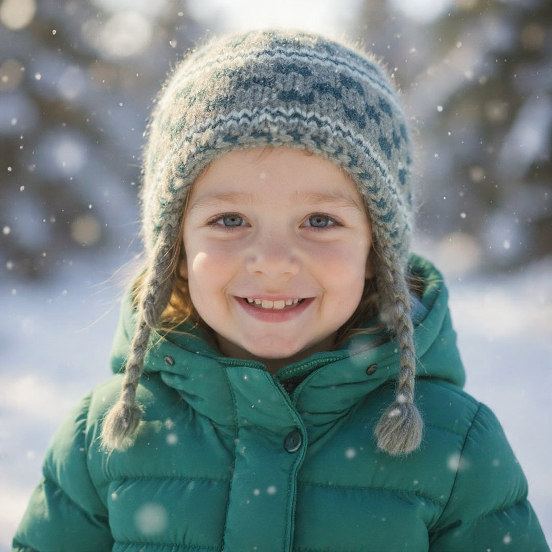 Yakwool Cap | Flaxseed inside | Handwoven | Qureshi