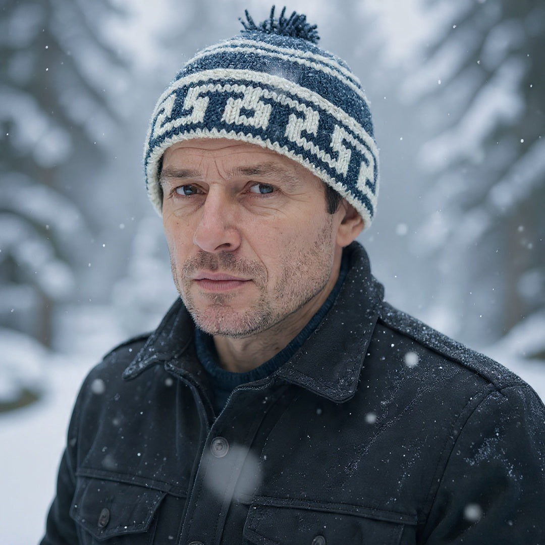 Yakwool Men Cap | Flaxseed inside | Handwoven | Qureshi |