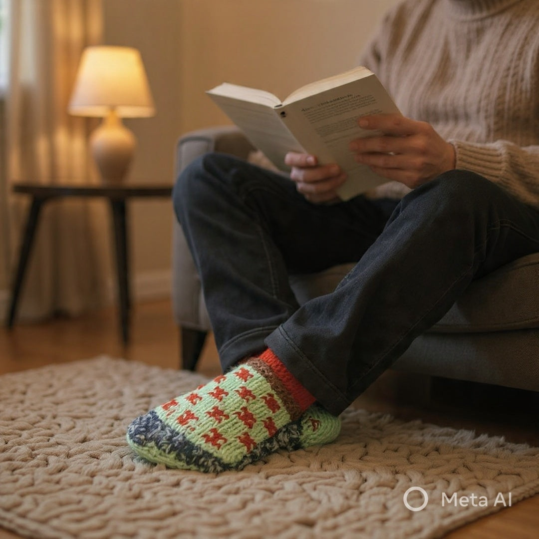 Men Woolen Socks| Yak Wool Socks | Knitted Socks