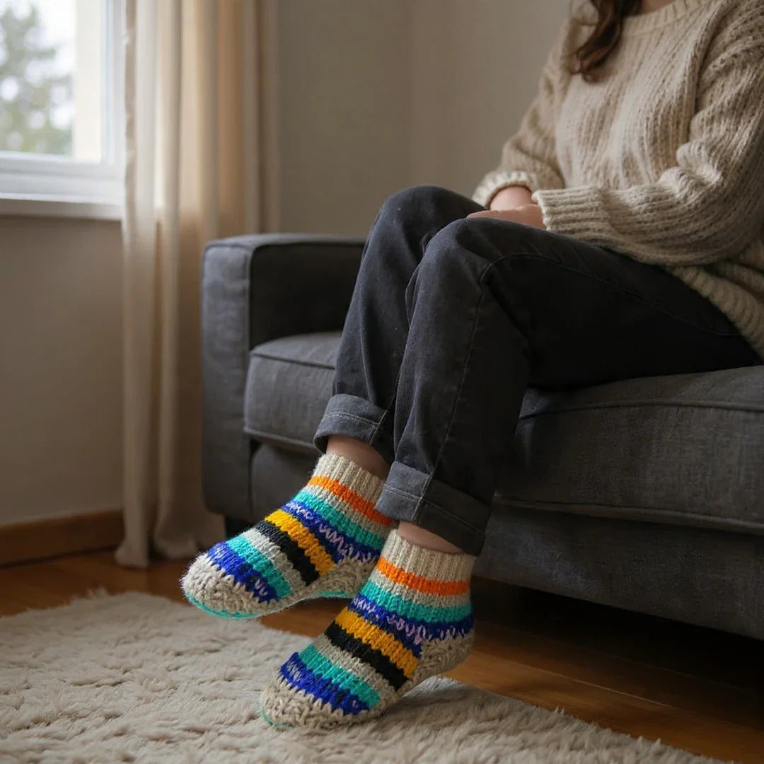 Women Woolen Socks| Yak Wool Socks | Knitted Socks
