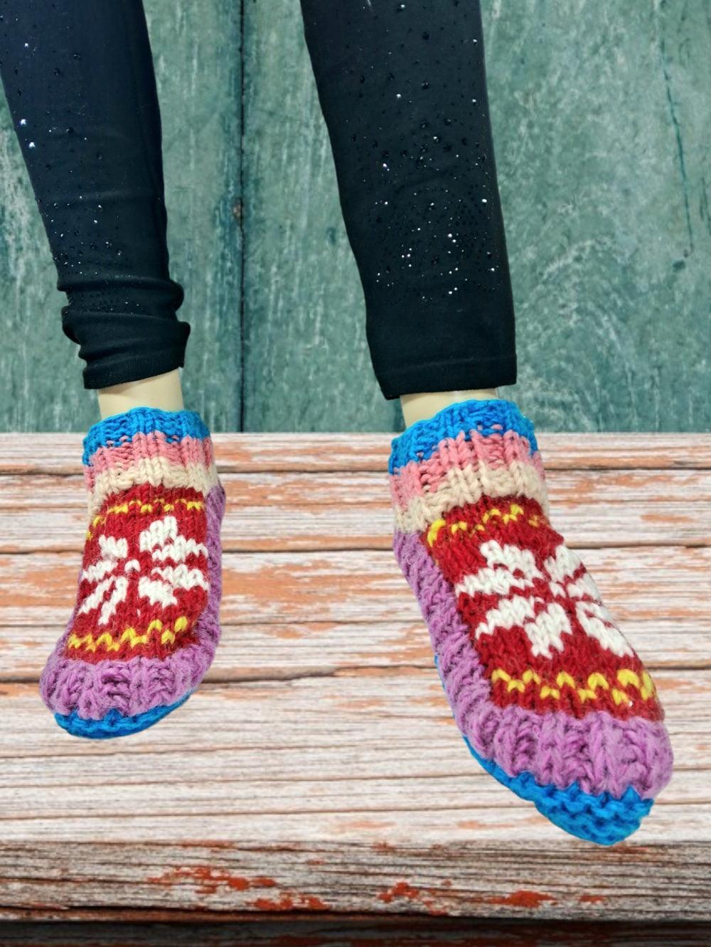 Hand Knitted Socks | Yak Wool Socks | Fleece Socks - ZANSKAR ARTS
