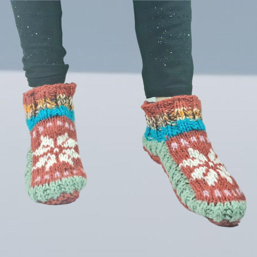 Hand Knitted Socks | Yak Wool Socks | Fleece Socks - ZANSKAR ARTS