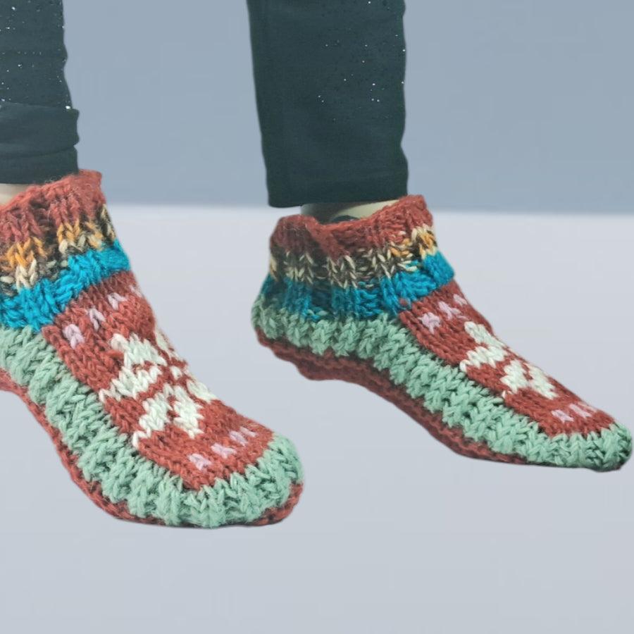 Hand Knitted Socks | Yak Wool Socks | Fleece Socks - ZANSKAR ARTS
