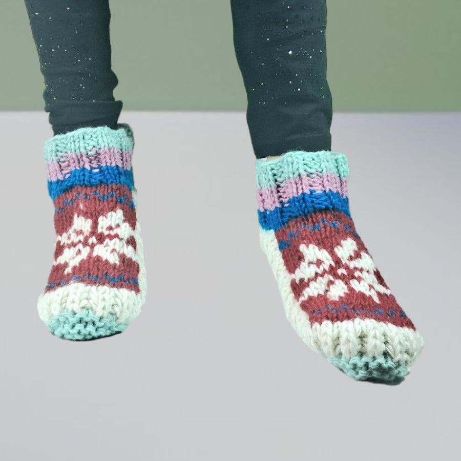 Hand Knitted Socks | Yak Wool Socks | Fleece Socks - ZANSKAR ARTS