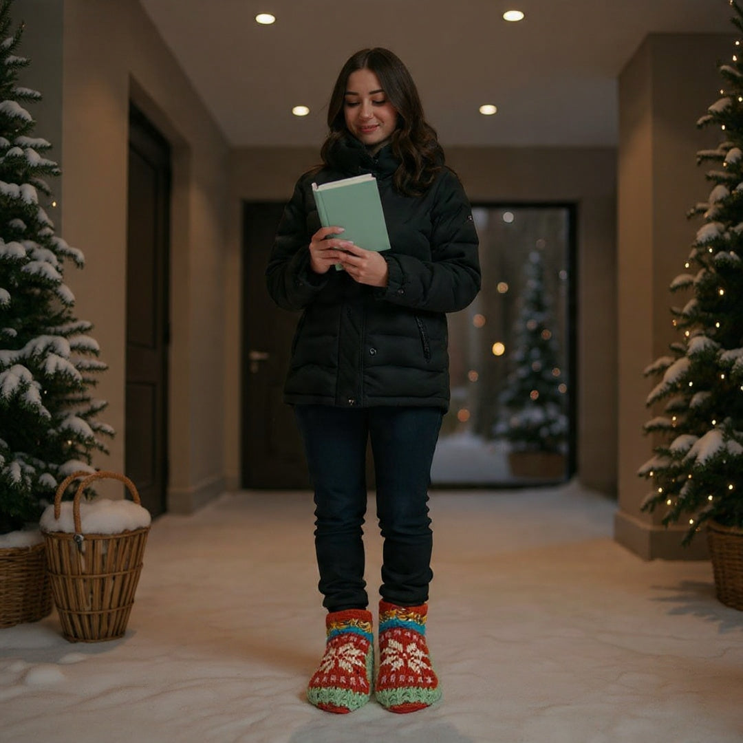 Women Woolen Socks| Yak Wool Socks | Knitted Socks