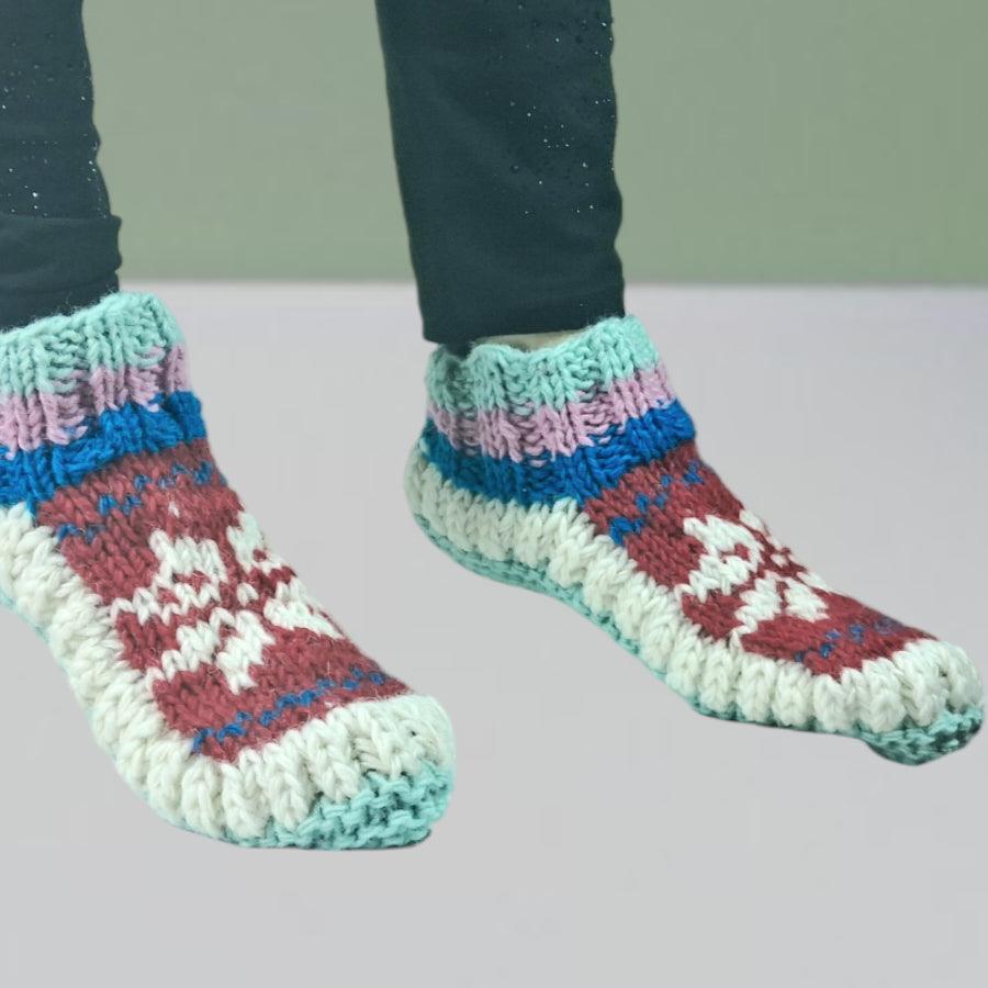 Hand Knitted Socks | Yak Wool Socks | Fleece Socks - ZANSKAR ARTS