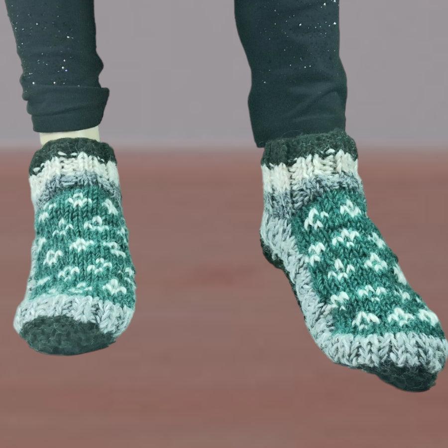 Hand Knitted Socks | Yak Wool Socks | Fleece Socks - ZANSKAR ARTS