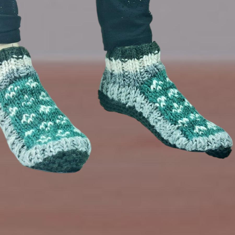 Hand Knitted Socks | Yak Wool Socks | Fleece Socks - ZANSKAR ARTS