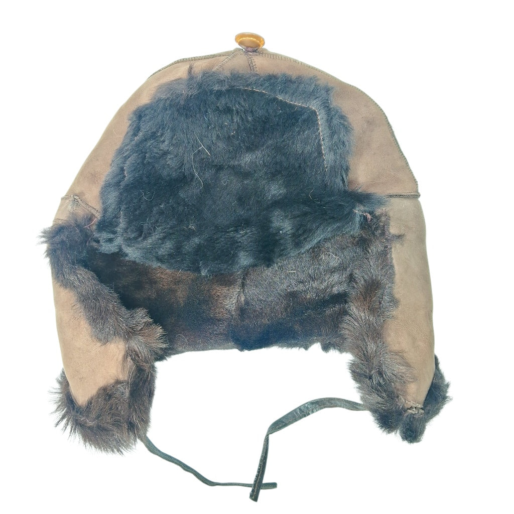 Suede Leather With Fur Cap | Snow Cap | Trapper Cap