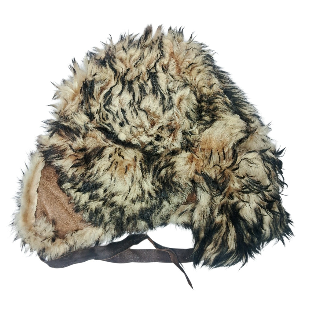 Suede Leather With Fur Cap | Snow Cap | Trapper Cap