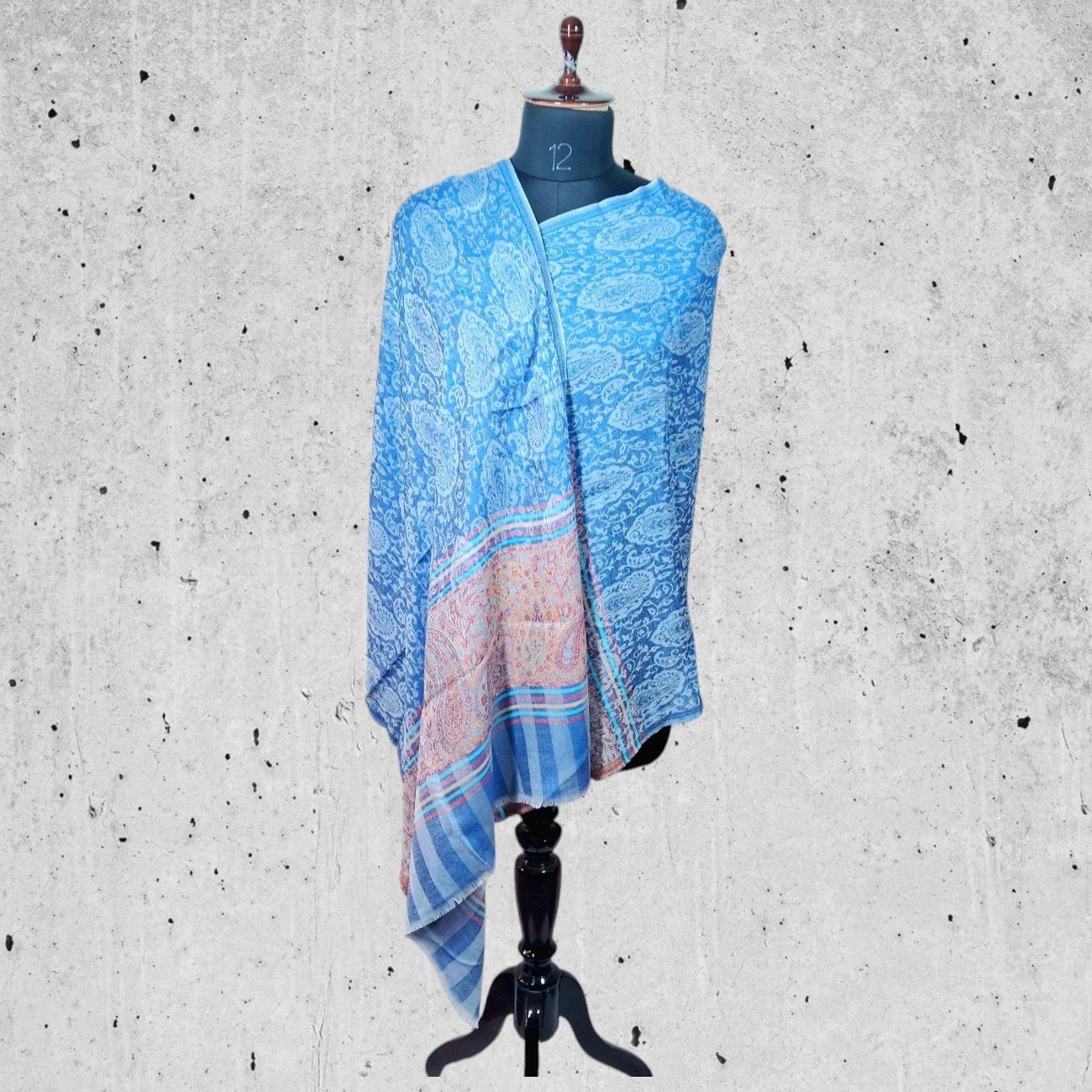 Pashmina Stole | Self Designed Stole | Kani Palla Stole - ZANSKAR ARTS