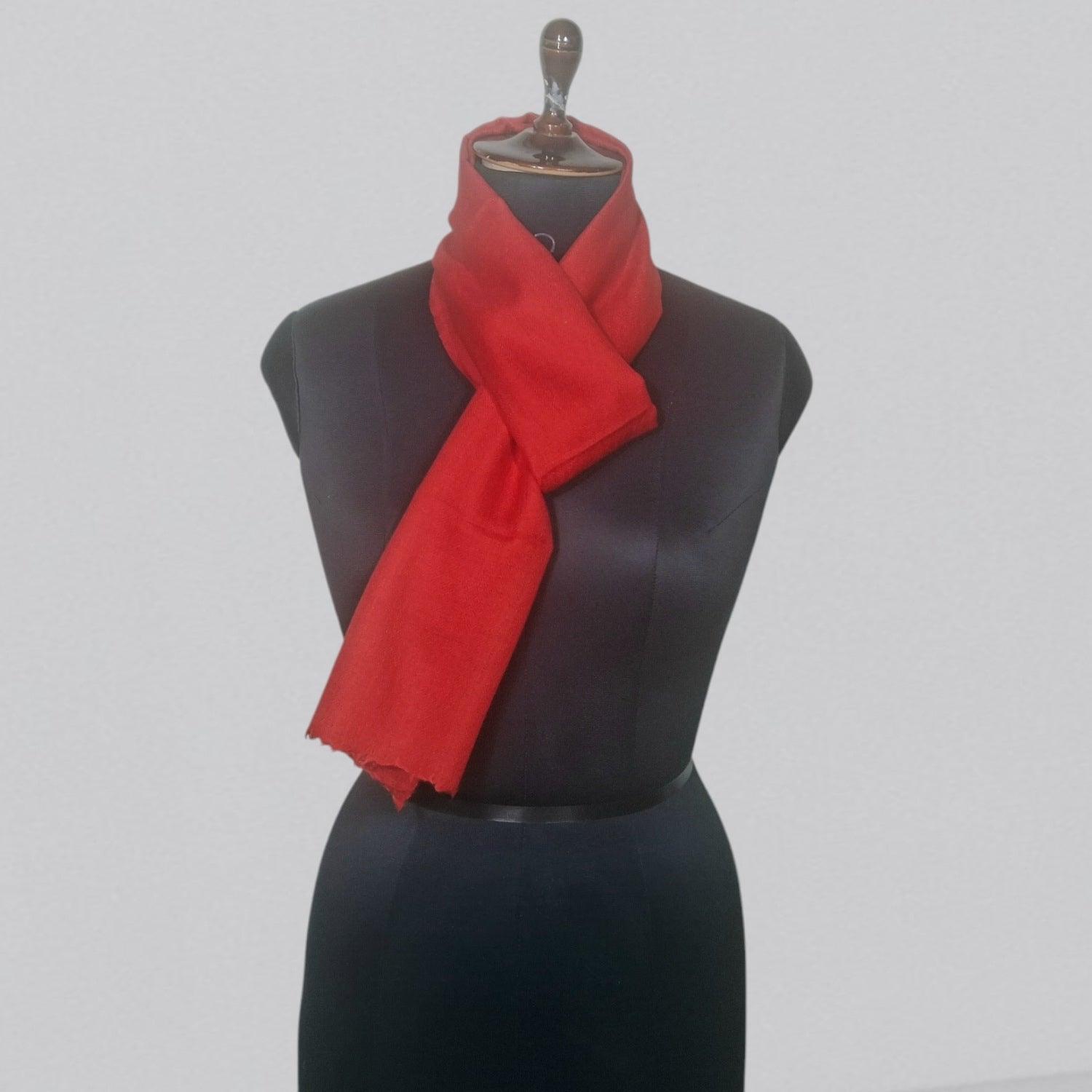 Plain Sami Pashmina | Fine Wool | Muffler - ZANSKAR ARTS