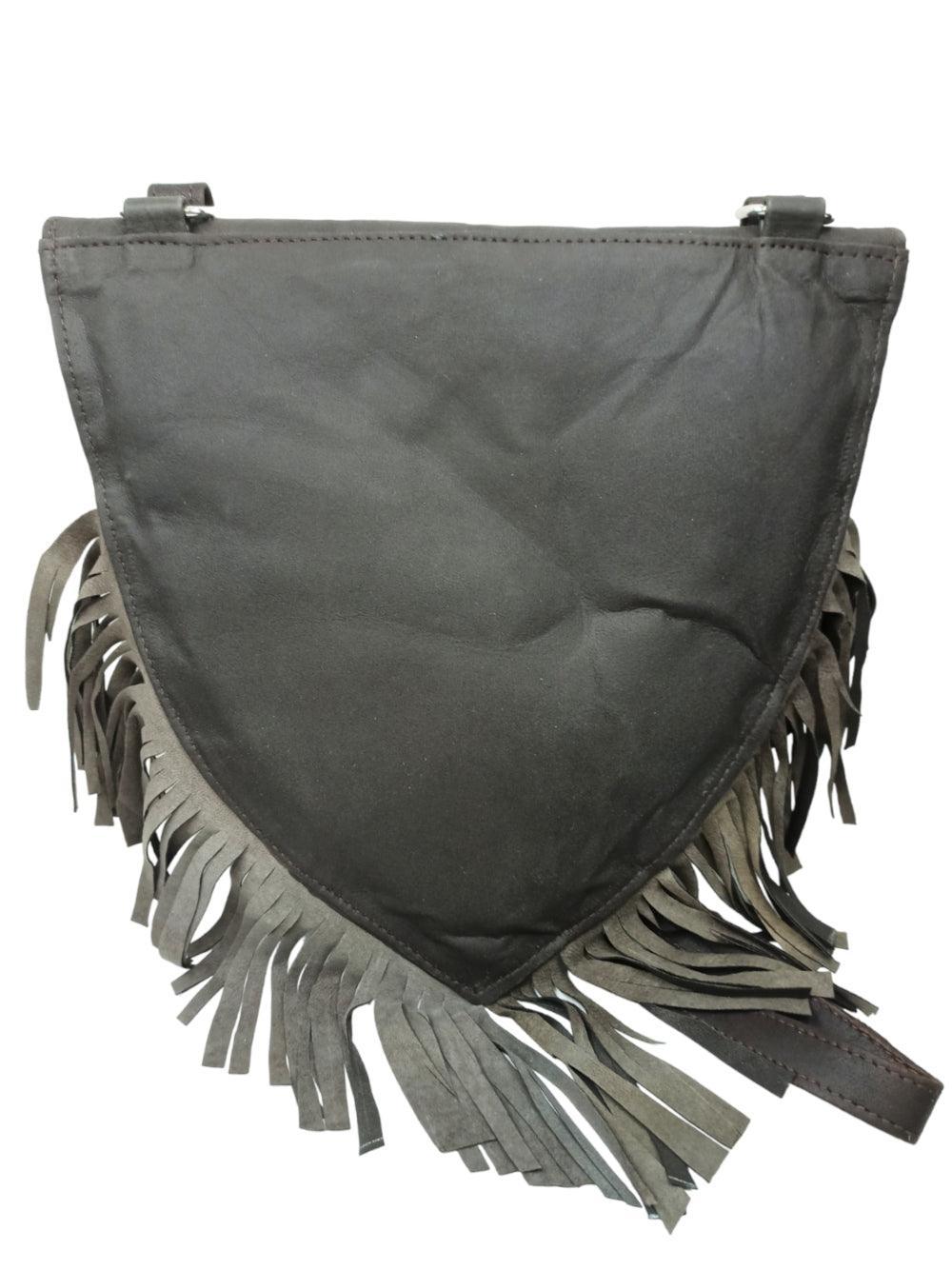 Suede Leather Heart Bag | Embroidery Heart Bag | Sling Bag For Girls - ZANSKAR ARTS