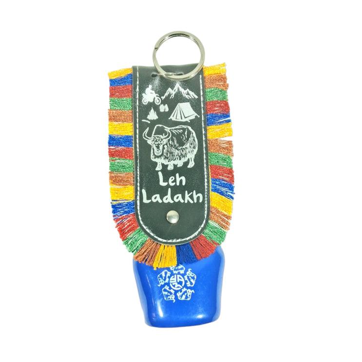 Swiss Cow Lucky Bell Keychain | Julley keychain | Ladakh Souvenirs - ZANSKAR ARTS