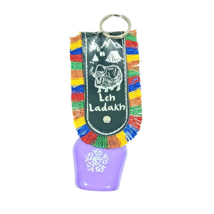 Swiss Cow Lucky Bell Keychain | Julley keychain | Ladakh Souvenirs - ZANSKAR ARTS