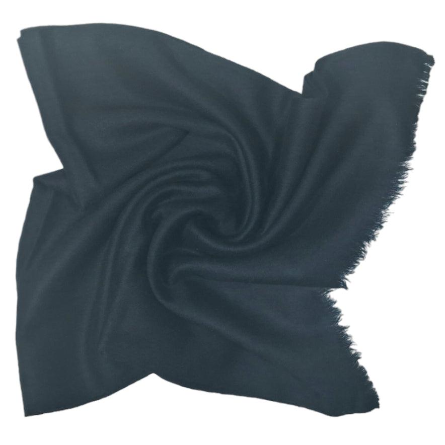 Women Pashmina Muffler | Wave Design | Self Border - ZANSKAR ARTS