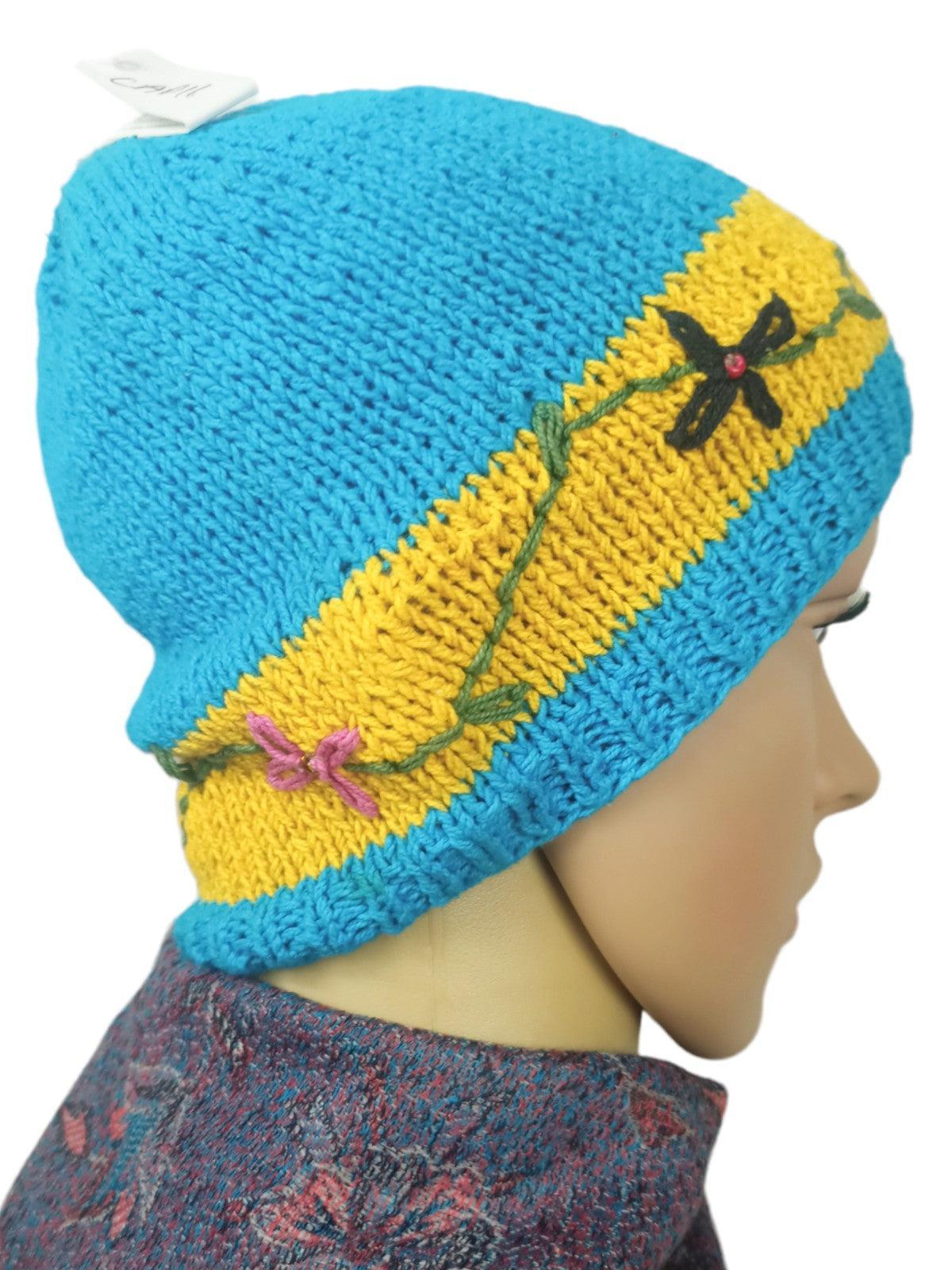 Dotted Handwoven Cap - ZANSKAR ARTS