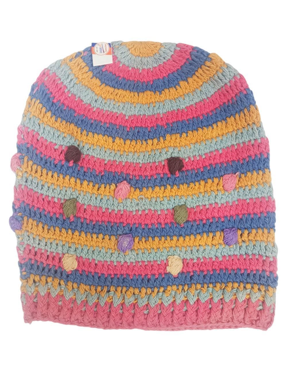 Dotted Handwoven Cap - ZANSKAR ARTS