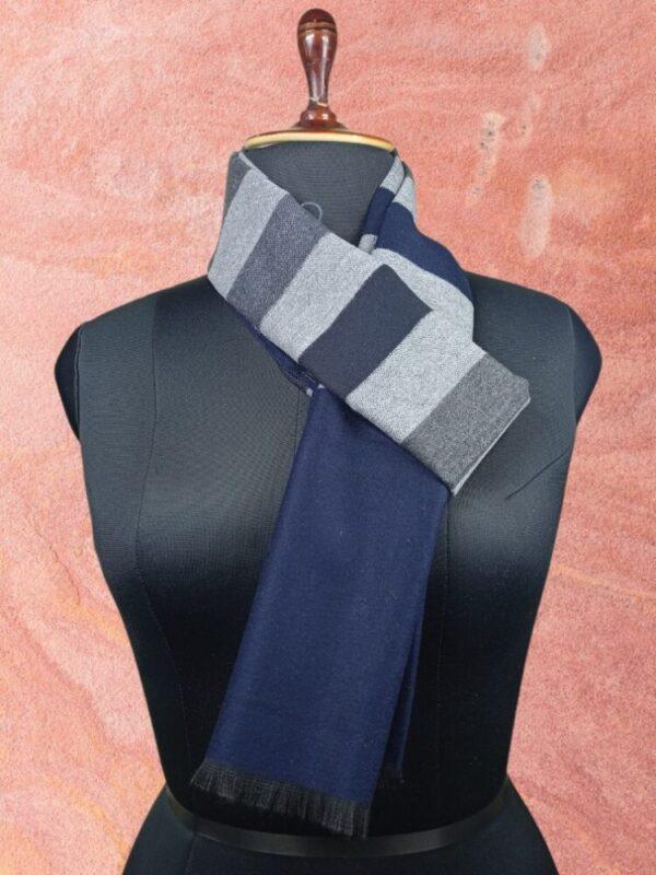 Gents Woolen Muffler Multi Check Design Multi Colour