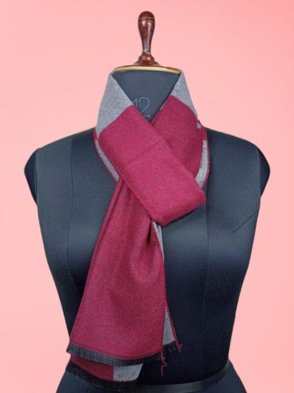 Gents Woolen Muffler Multi Check Design Multi Colour