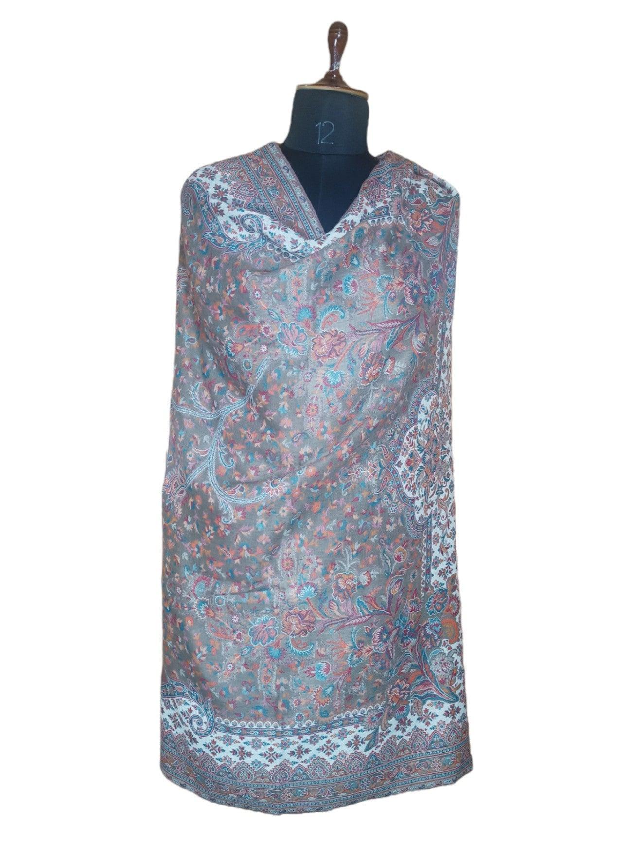 Kani Wool Shawl | Woolen Shawl | Multicolor - ZANSKAR ARTS