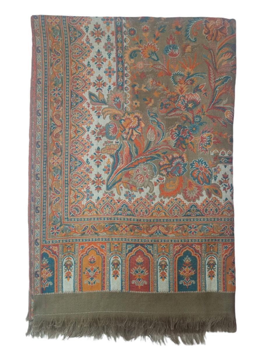 Kani Wool Shawl | Woolen Shawl | Multicolor - ZANSKAR ARTS
