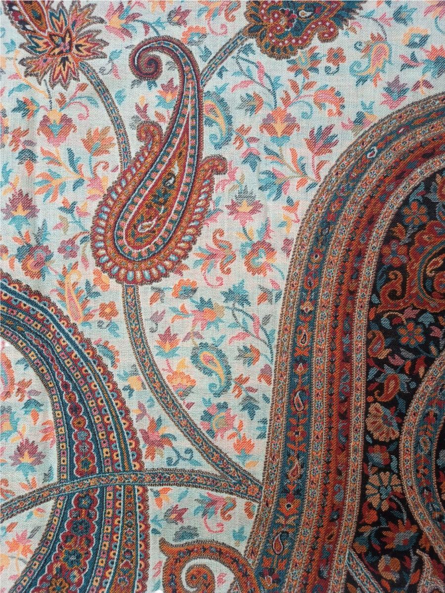 Kani Wool Shawl | Woolen Shawl | Multicolor - ZANSKAR ARTS
